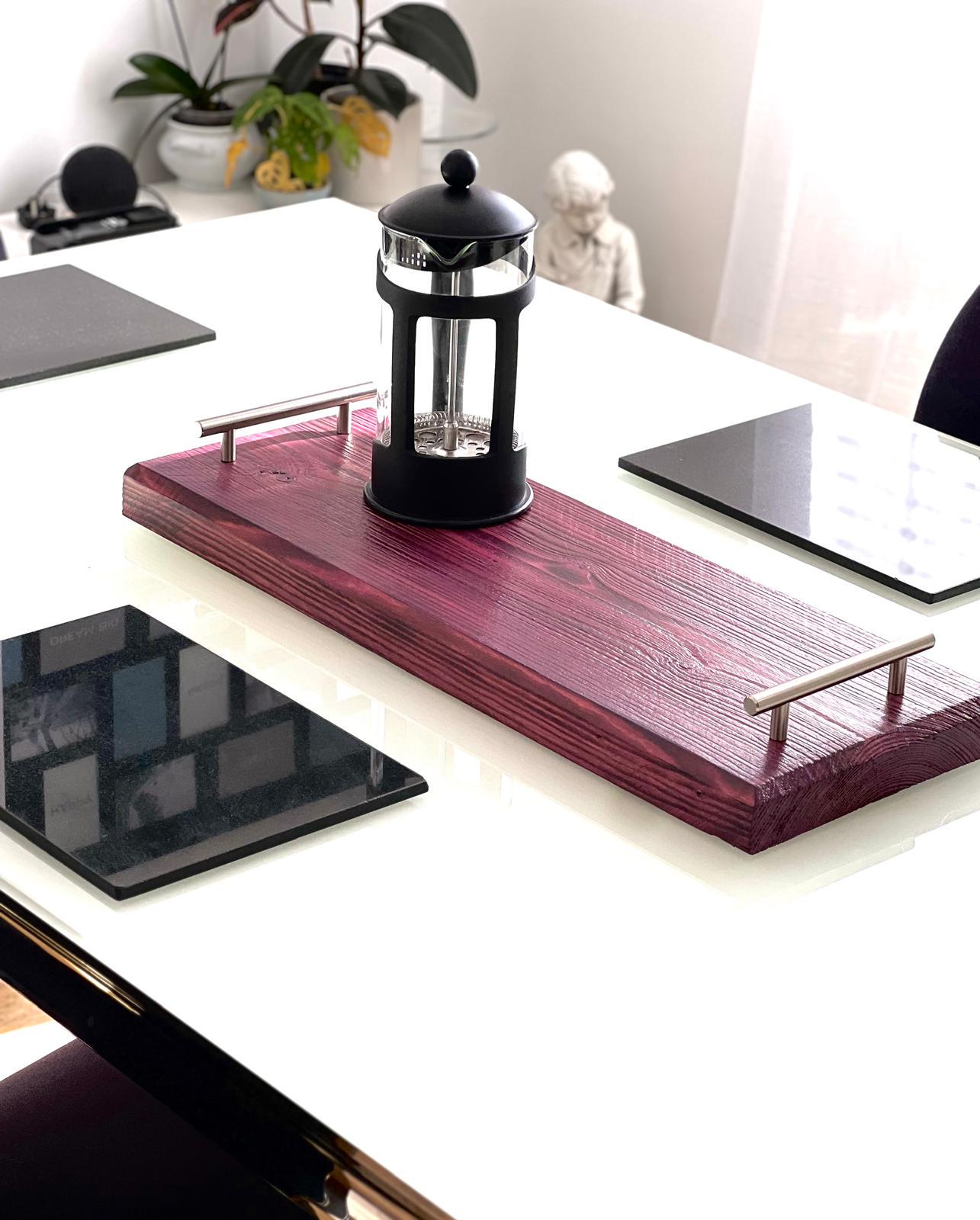 Wabi-Sabi Wood Serving Board: Charcuterie Cheese Platter